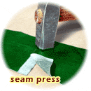 Seam pressing machines